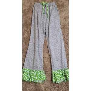 Mud Pie Girls Ruffled Pajama Pants